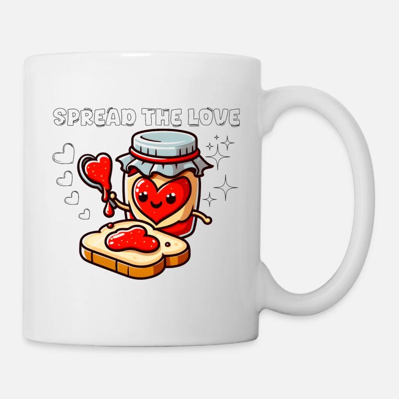 VERBREITE DIE LIEBE - Tasse - Weiß