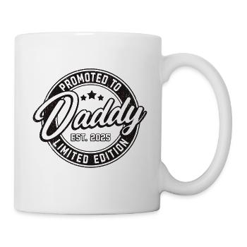 Promotion to Dad 2025 - Mug - white - Right