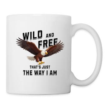 Wild and Free Eagle - Mug - white - Right