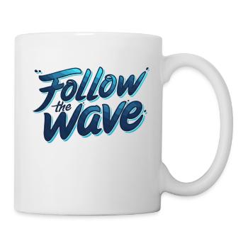 Welle - Tasse - Weiß - Rechts