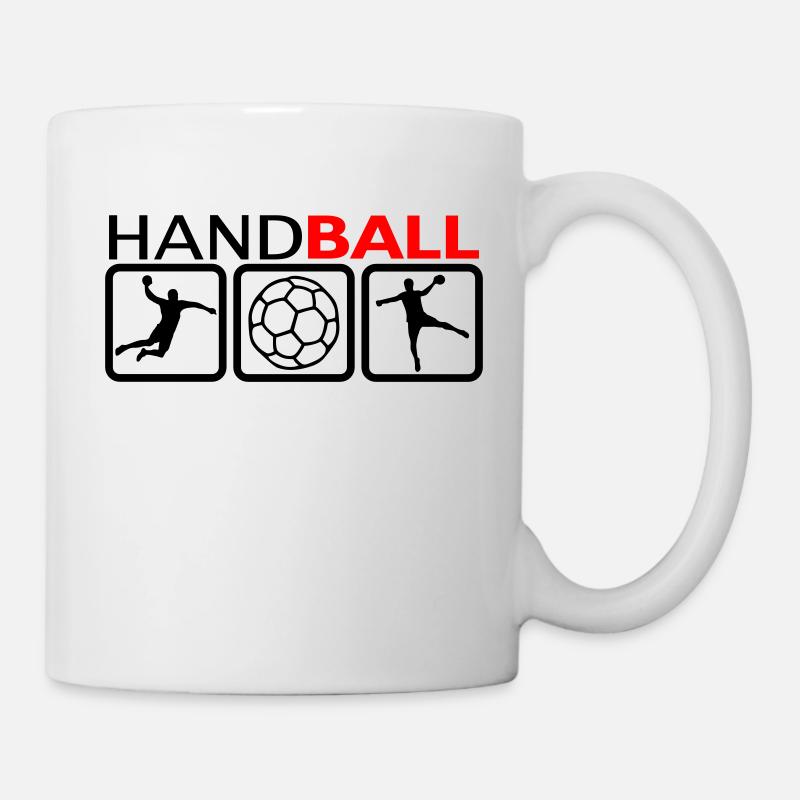 Handball - Tasse - Weiß