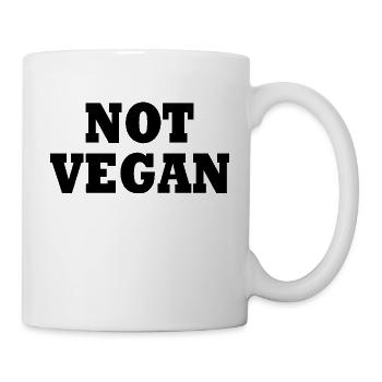 Not vegan - Mug - white - Right
