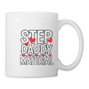 Step Daddy Material 15 - Tasse - Weiß - Rechts