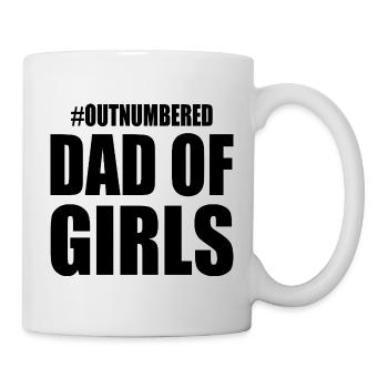 Dad of girls - Mug - white - Right