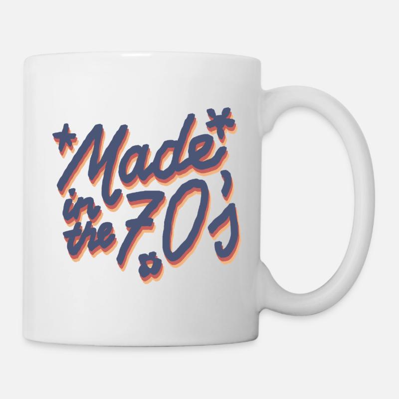 Made in the 70's – Retro Groove Style - Mug - white