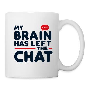 My brain has left - Tasse - Weiß - Rechts