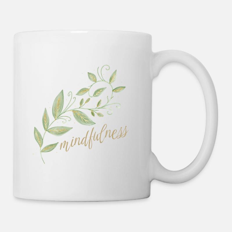 pleine conscience - Pure Line - Mug blanc - blanc
