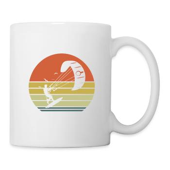 Ich kann nicht kitesurfen - Tasse - Weiß - Rechts