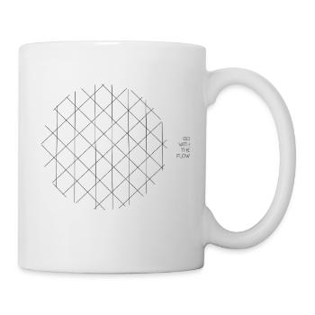 Linien - Tasse - Weiß - Rechts