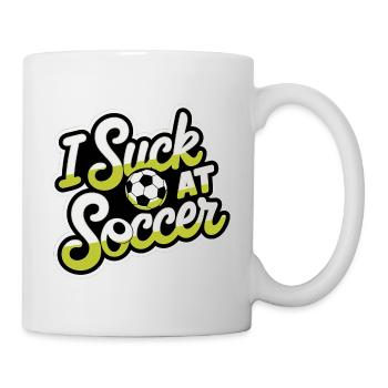 I Suck At Soccer 15 - Tasse - Weiß - Rechts