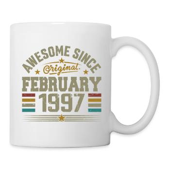 February 1997 28th Anniversary Gift, February 1997 - Mug - white - Right