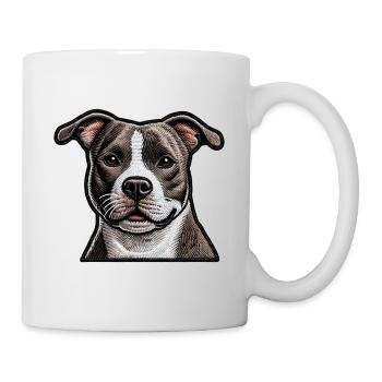 American Staffordshire Terrier - Mug - white - Right