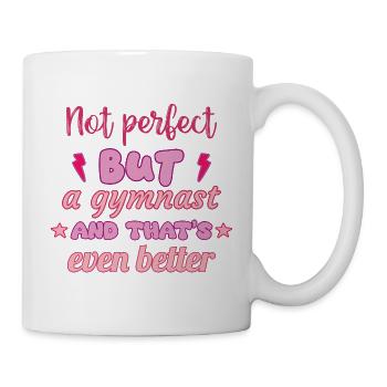 Nicht perfekt, aber eine Turnerin, Turnerin - Tasse - Weiß - Rechts