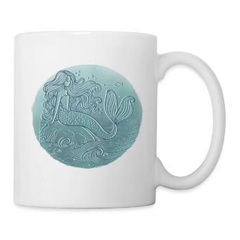 Mermaid Meerjungfrau - Tasse - Weiß - Rechts