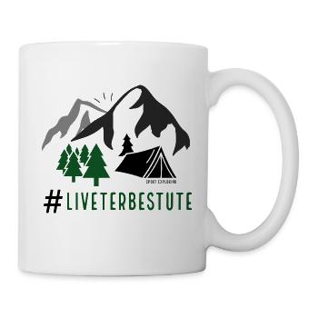 LIFE IS BEST OUTDOOR - FOR ENAMEL MUGS AND SWEATERS LIGHT - Mug - white - Right