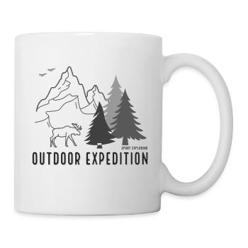 SWEATS À CAPUCHE ET T-SHIRTS DE BUSHCRAFT ET DE SAUVAGE EN PLEIN AIR - Mug blanc - blanc - Droite