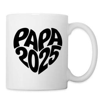 Papa 2025 - Tasse - Weiß - Rechts