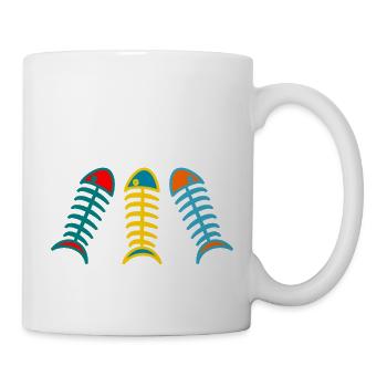 POISSON. POISSON D'AVRIL. VACANCES. ETE. HUMOUR - Mug blanc - blanc - Droite