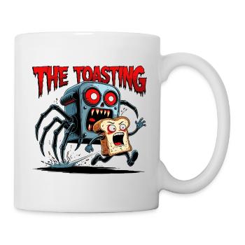 Horror Toaster - Funny Scary Design - Mug - white - Right