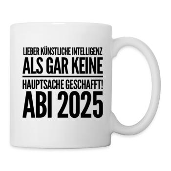 Abi Shirt - Tasse - Weiß - Rechts