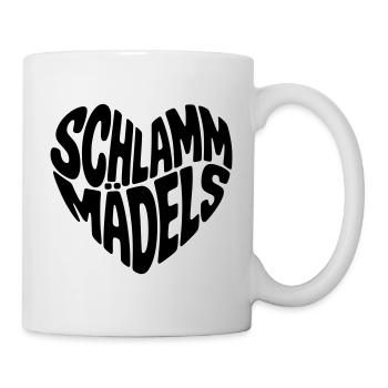 Schlamm Mädels - Tasse - Weiß - Rechts