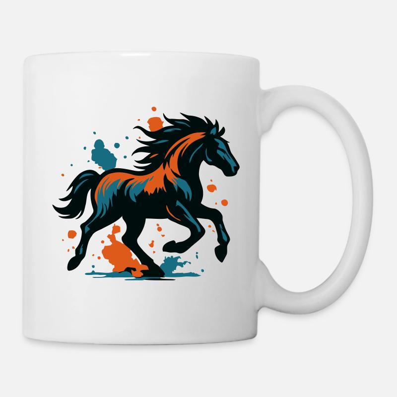 Pferd - Tasse - Weiß