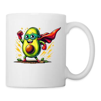 Avocado Avenger with Power Punch - Mug - white - Right