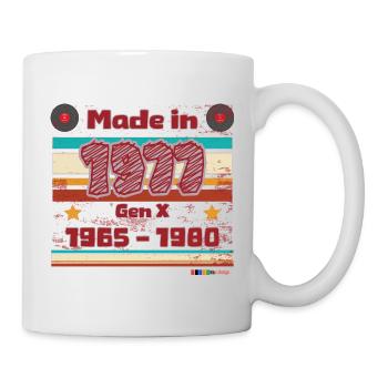 Hommage au 100e anniversaire de la génération X - Mug blanc - blanc - Droite