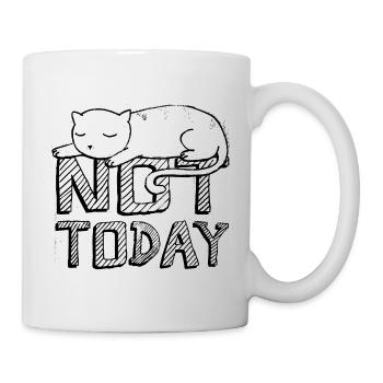 Not Today (Sleeping Cat) - Mug - white - Right