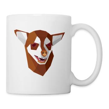 Geometric anxious Chihuahua - Mug - white - Right