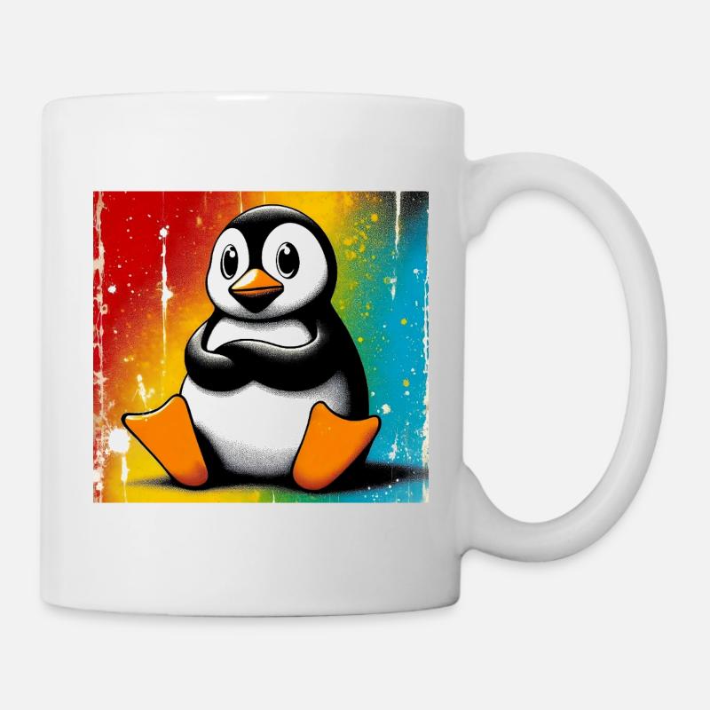 Pinguin - Tasse - Weiß