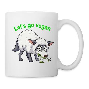 Wolf_in_schaapskleren - Mug blanc - blanc - Droite