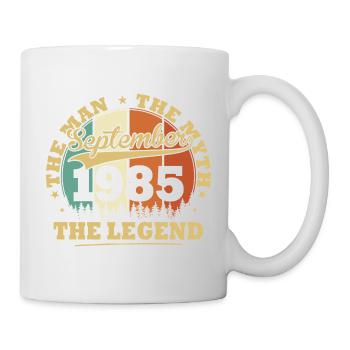 Vintage September 1985 Geburtstagsgeschenk 40 Jahr - Mug blanc - blanc - Droite