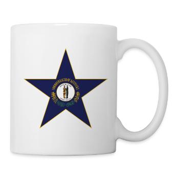 Kentucky Fan T-Shirt – Stolz zeigen! - Tasse - Weiß - Rechts