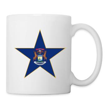 Michigan Fan T-Shirt – Parfait pour les vrais fans ! - Mug blanc - blanc - Droite