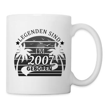 Des légendes sont nées en 2007 - Anniversaire - Mug blanc - blanc - Droite
