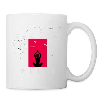 Metta Meditation - Tasse - Weiß - Rechts