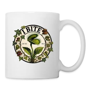 Illustration de croissance végétale végétalienne - Mug blanc - blanc - Droite