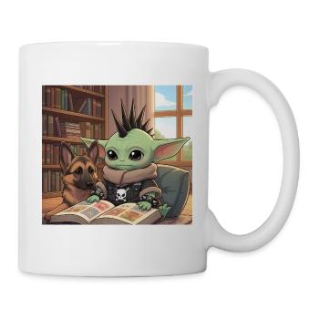 Imaginative Myth with Grimoire - Mug - white - Right