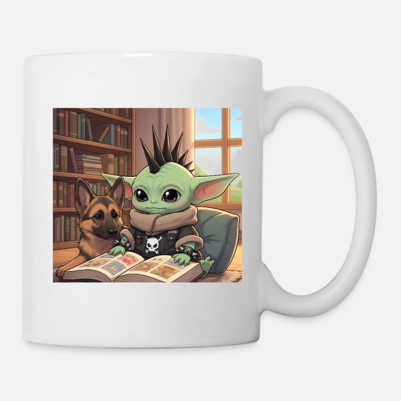 Imaginative Myth with Grimoire - Mug - white