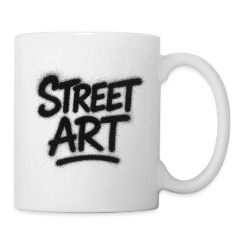 Street Art Spray Graffiti - Mug - white - Right