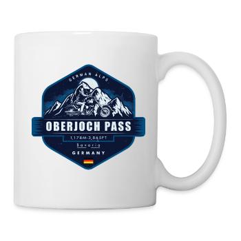Oberjochpass , Bayern, Deutschland - Tasse - Weiß - Rechts