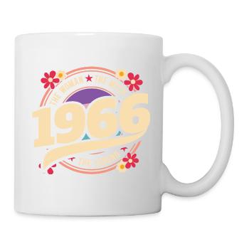 1966 Légende 60 Ans Anniversaire Femme - Mug blanc - blanc - Droite