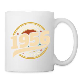 1956 Légende 70 Ans Anniversaire Homme - Mug blanc - blanc - Droite