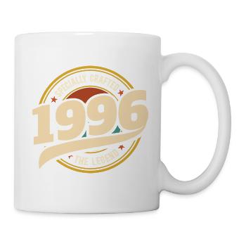 1996 Légende 30 Ans Anniversaire Homme - Mug blanc - blanc - Droite