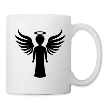 Engel Symbol - Tasse - Weiß - Rechts