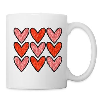 HEART. DAD. MOM. NOEL. CHRISTMAS. Bachelorette party. BEBE. CHILD. - Mug - white - Right