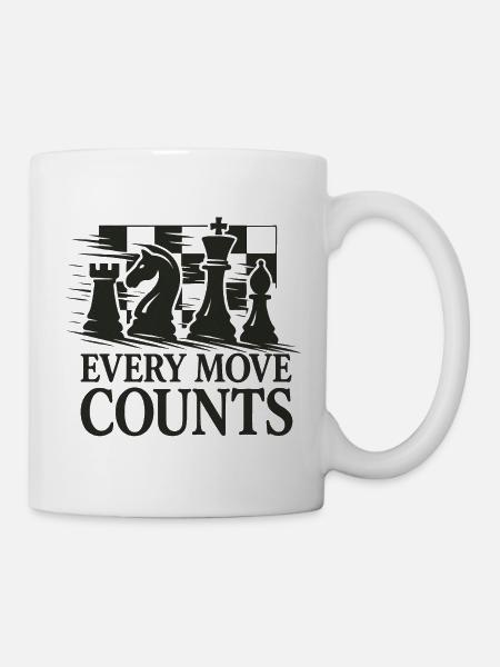 Strategic Chess Artwork - Mug - white
