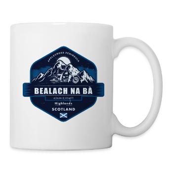 Bealach na Bà , Applecross Peninsula, Schottland - Tasse - Weiß - Rechts