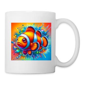 Clownfisch - Tasse - Weiß - Rechts